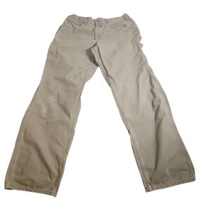 Carhartt Loose Fit Work Pants Mens 34x34 Tan